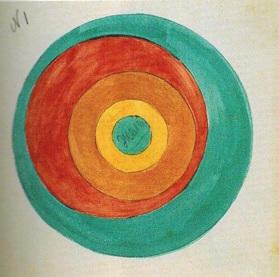 Peinture de couleurs. Esquisse. - Olga Rozanova